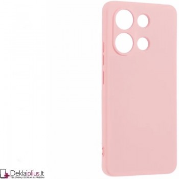 Liquid Air silikoninis dėklas su kameros apsauga - rausvas (Xiaomi Redmi Note 13 Pro 4G/Note 14S/Poco M6 Pro 4G)